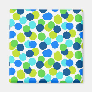 Polka-Punktmuster Magnet