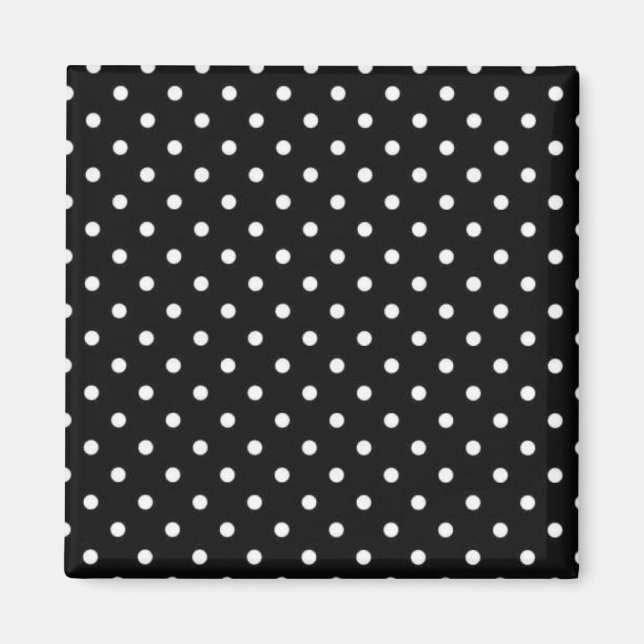 Polka-Punktmuster Magnet (Vorne)
