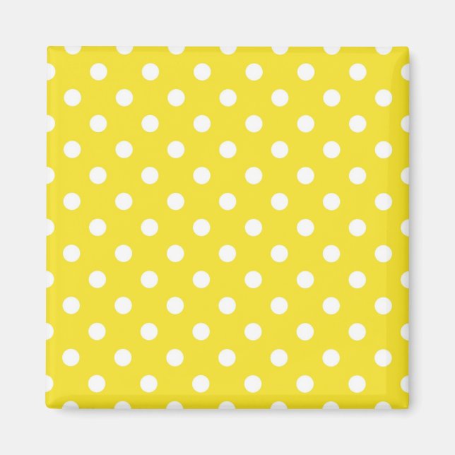 Polka-Punktmuster Magnet (Vorne)