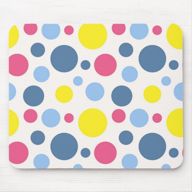 Polka-Punktmuster Mousepad (Vorne)
