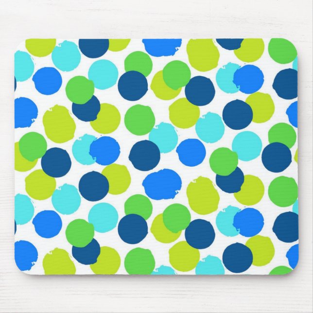 Polka-Punktmuster Mousepad (Vorne)