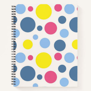 Polka-Punktmuster Notizbuch