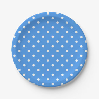 Polka-Punktmuster Pappteller