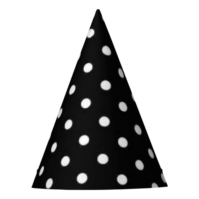 Polka-Punktmuster Partyhütchen (Vorderseite)