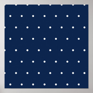 Polka-Punktmuster Poster