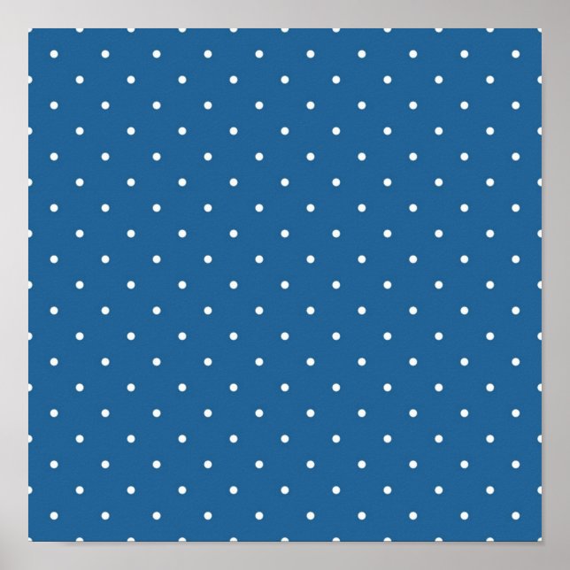 Polka-Punktmuster Poster (Vorne)