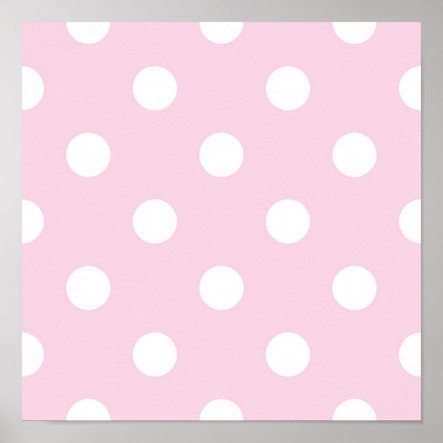 Polka-Punktmuster Poster (Vorne)