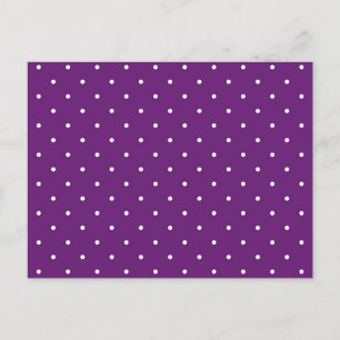 Polka-Punktmuster Postkarte