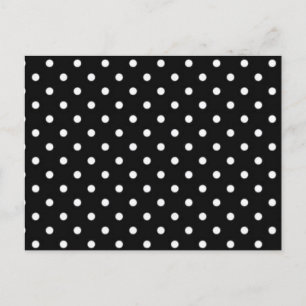 Polka-Punktmuster Postkarte