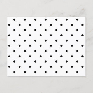 Polka-Punktmuster Postkarte