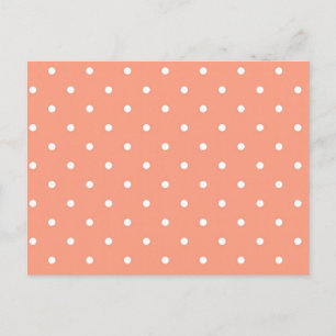Polka-Punktmuster Postkarte