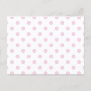 Polka-Punktmuster Postkarte