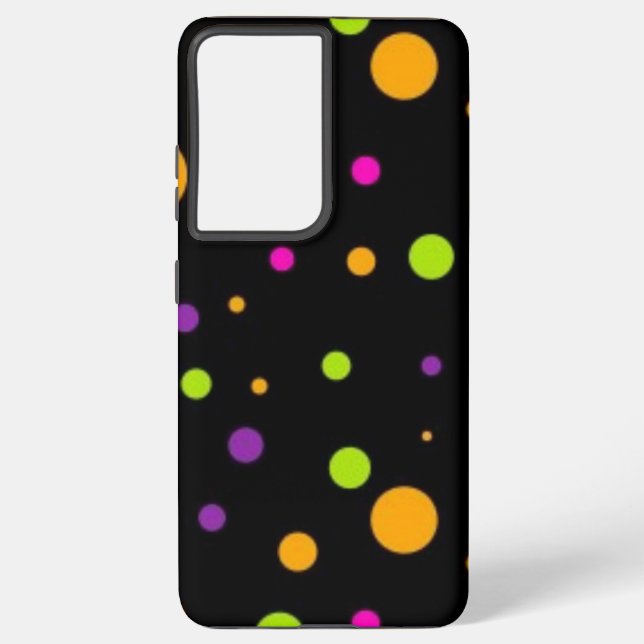 Polka-Punktmuster Samsung Galaxy Hülle (Rückseite)