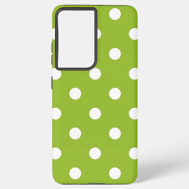 Polka-Punktmuster Samsung Galaxy Hülle (Rückseite)