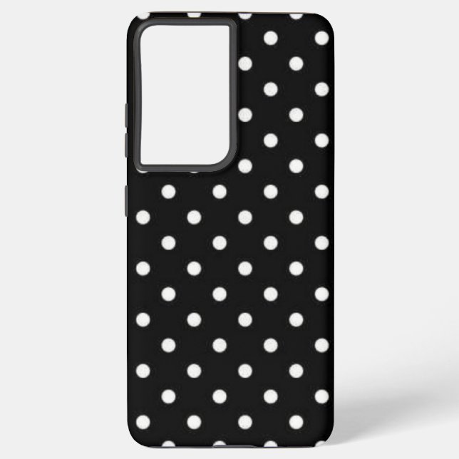 Polka-Punktmuster Samsung Galaxy Hülle (Rückseite)