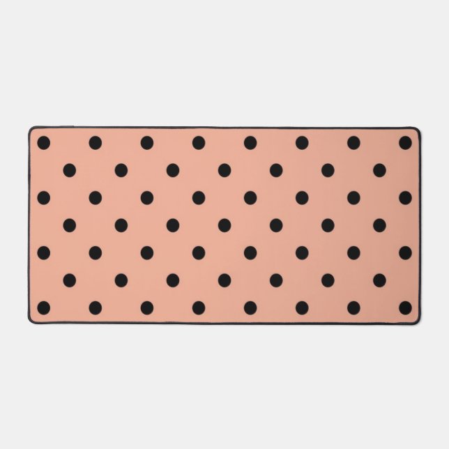 Polka-Punktmuster Schreibtischunterlage (Vorderseite)