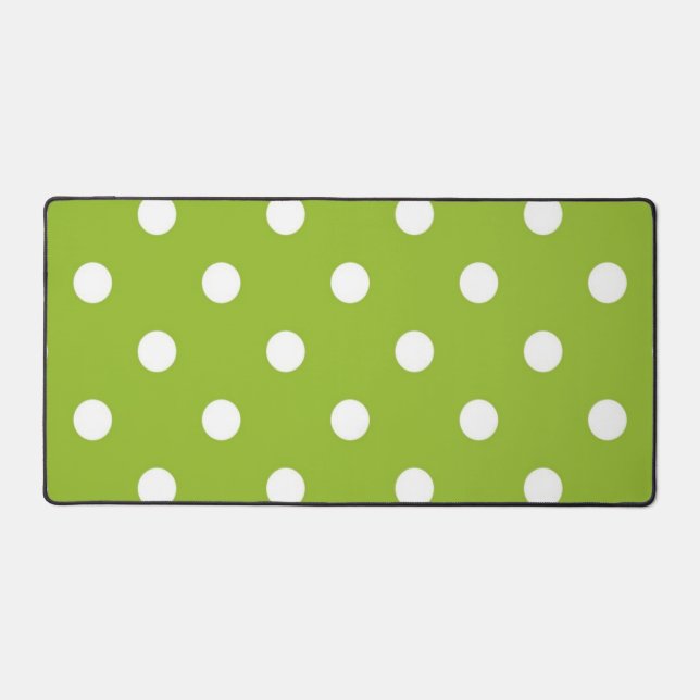 Polka-Punktmuster Schreibtischunterlage (Vorderseite)