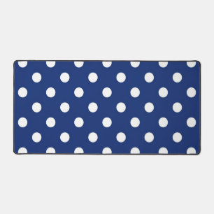 Polka-Punktmuster Schreibtischunterlage