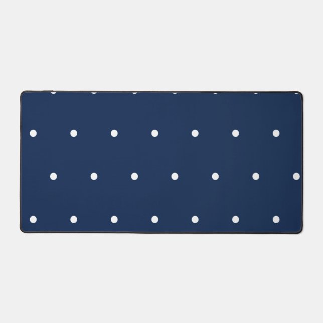 Polka-Punktmuster Schreibtischunterlage (Vorderseite)