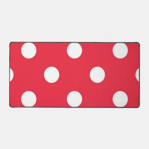 Polka-Punktmuster Schreibtischunterlage