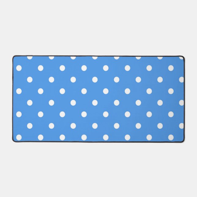 Polka-Punktmuster Schreibtischunterlage (Vorderseite)