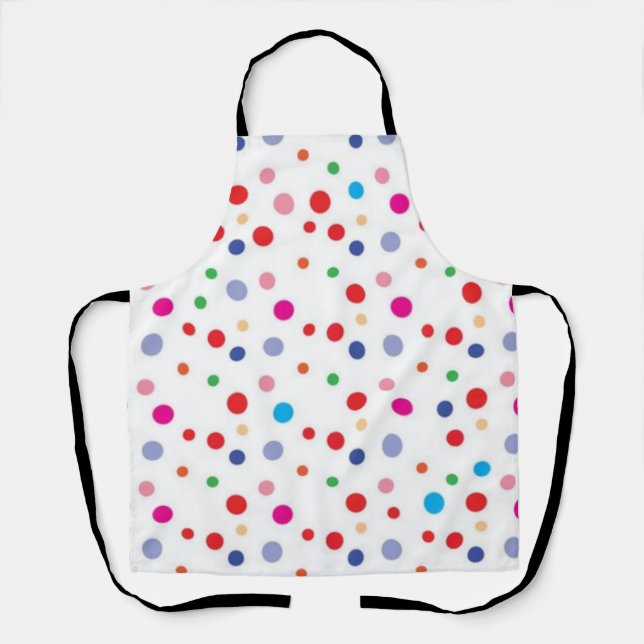 Polka-Punktmuster Schürze (Vorderseite)