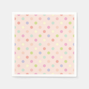 Polka-Punktmuster Serviette