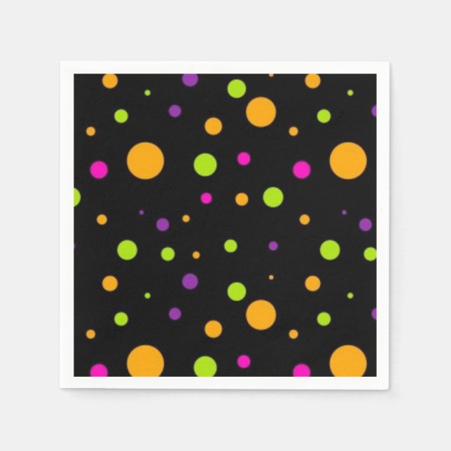 Polka-Punktmuster Serviette (Vorderseite)