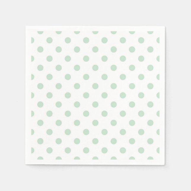 Polka-Punktmuster Serviette (Vorderseite)
