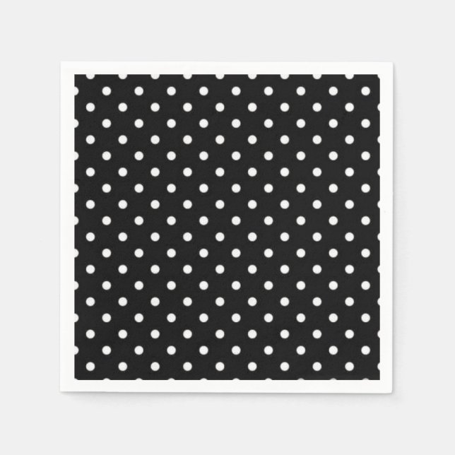 Polka-Punktmuster Serviette (Vorderseite)