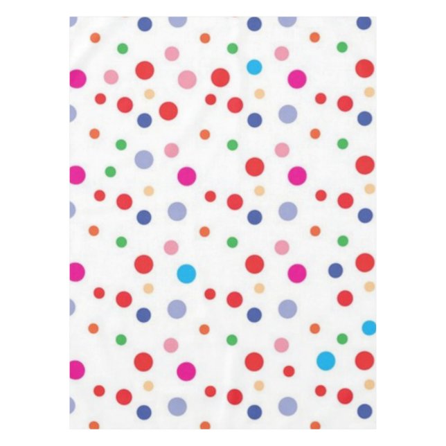 Polka-Punktmuster Tischdecke (Vorderseite)