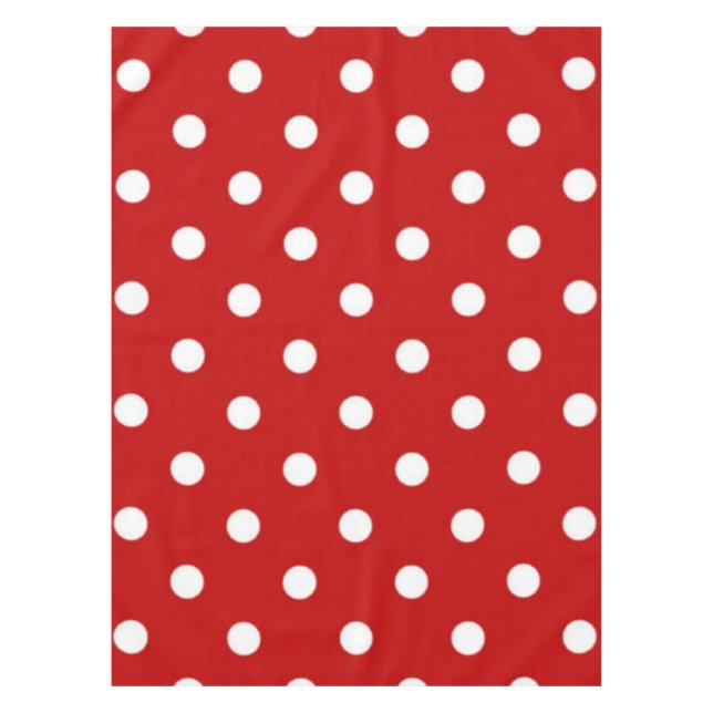 Polka-Punktmuster Tischdecke (Vorderseite)