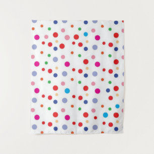 Polka-Punktmuster Wandteppich