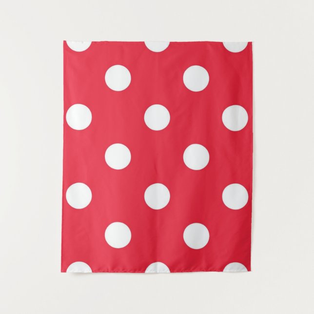 Polka-Punktmuster Wandteppich (Vorderseite)