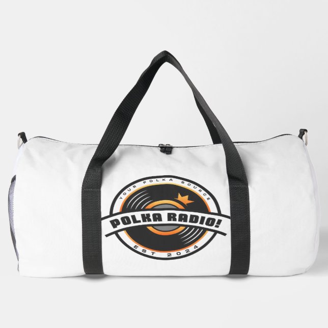 Polka Radio Logo Duffel Bag Duffle Bag (Rückseite)