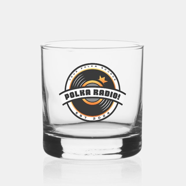 Polka Radio Trinkglas-Set Whiskyglas (Vorderseite)