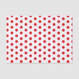 Polka Red Dots Papiertücher drucken Seidenpapier