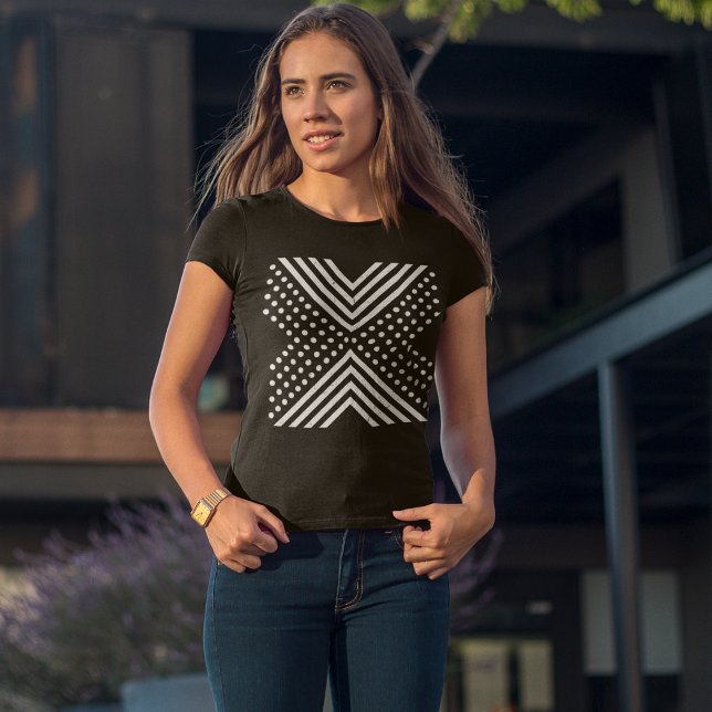 Polka Style T-Shirt (stylish women posing outside somewhere )