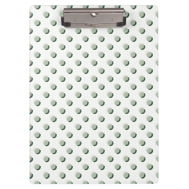Polka Task Green Klemmbrett (Vorderseite)