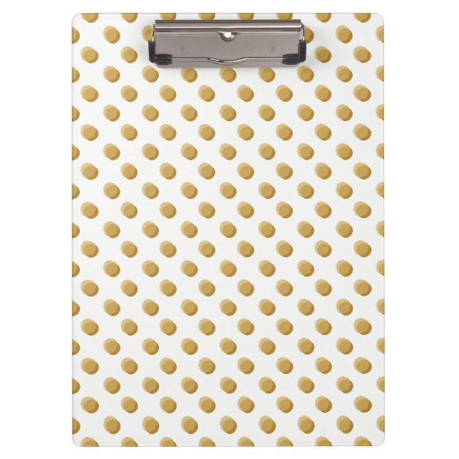 Polka Task Warm Earthy Klemmbrett (Vorderseite)