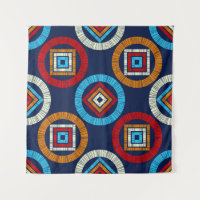 Polka weist ein nahtloses Muster auf. Mosaik ethni