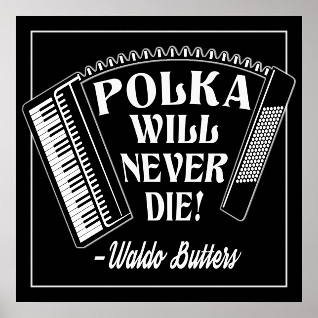 Polka wird niemals Dresdenfans Die Poster (Vorne)