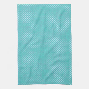 Polkapunkt-Button punktiert girly Chicblaumuster Küchentuch