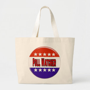 Poll Watcher Jumbo Stoffbeutel