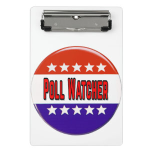 Poll Watcher Mini Klemmbrett
