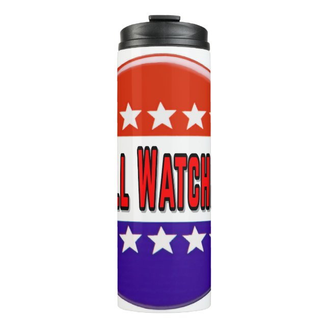 Poll Watcher Thermosbecher (Vorderseite)