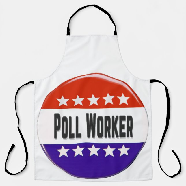 Poll Worker Schürze (Vorderseite)