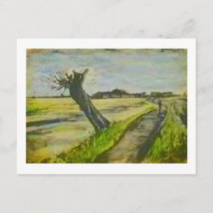 Pollard Willow Van Gogh Kunstmalerei Postkarte