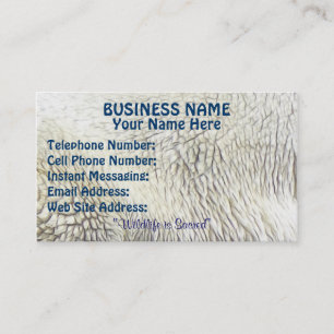 POLLE BEAR Themed Business Cards Visitenkarte