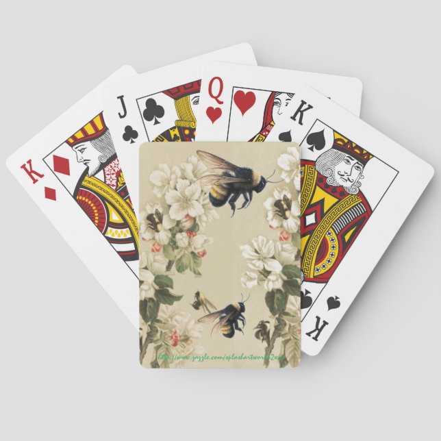 "Pollen-Ansammlung" Spielkarten (Rückseite)